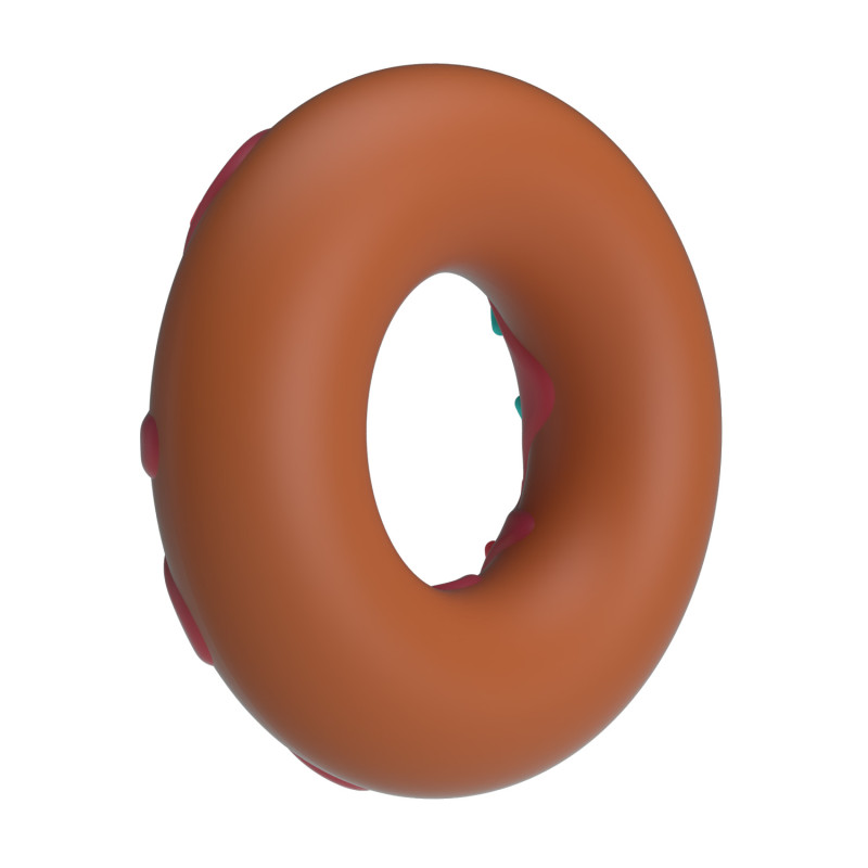 Ерекційне кільце Pretty Love Super Donut Silicone Cock Ring Berry