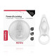 Эрекционное кольцо LoveToy Power Clit Cockring Stamina White