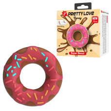 Ерекційне кільце Pretty Love Super Donut Silicone Cock Ring Berry