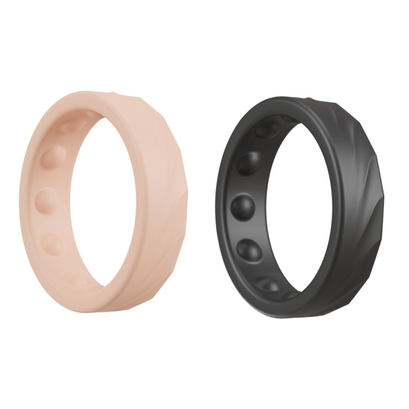 Набір ерекційних кілець You2Toys 4 in 1 Cock Rings, 2 шт.