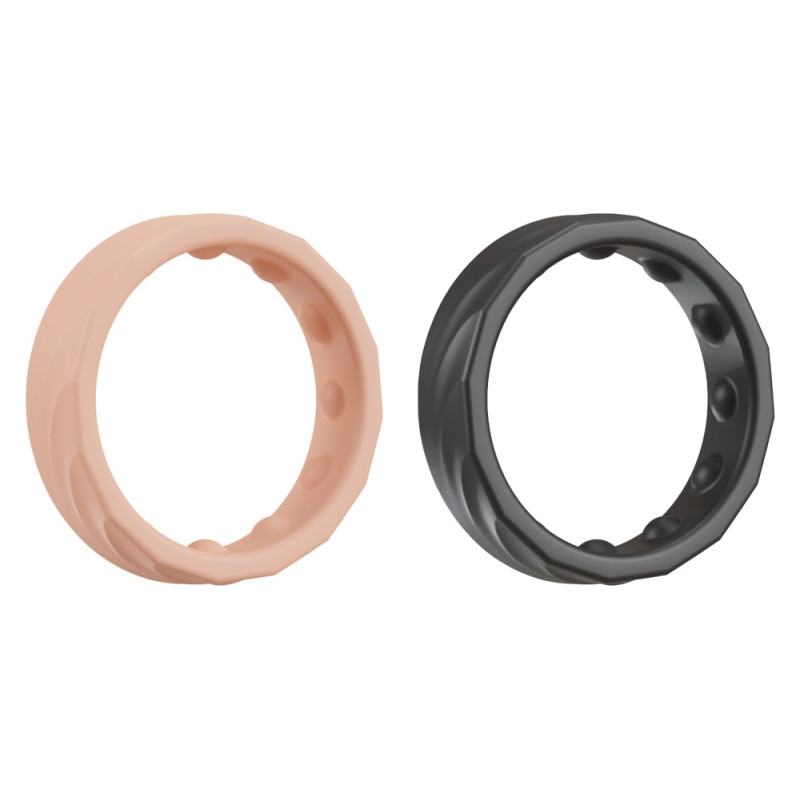 Набір ерекційних кілець You2Toys 4 in 1 Cock Rings, 2 шт.
