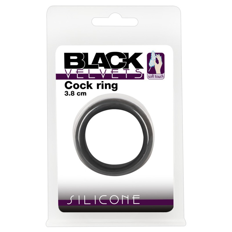 Ерекційне кільце Black Velvets Cock Ring, 3.8 см
