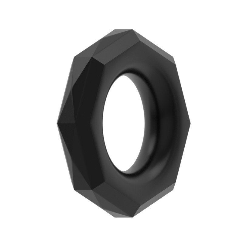 Ерекційне кільце LoveToy Power Plus Cockring 4 Чорне