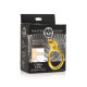 Эрекционное кольцо с головой кобры Master Series: Cobra King Golden Cock Ring