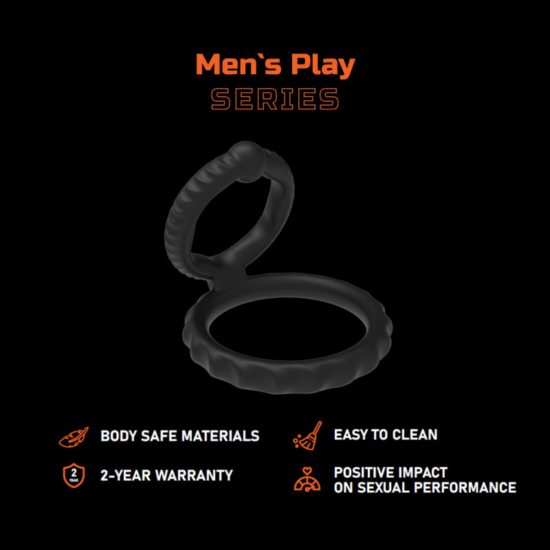 Ерекційне кільце Erospace Men’s Play Silicone Cock Ring B8