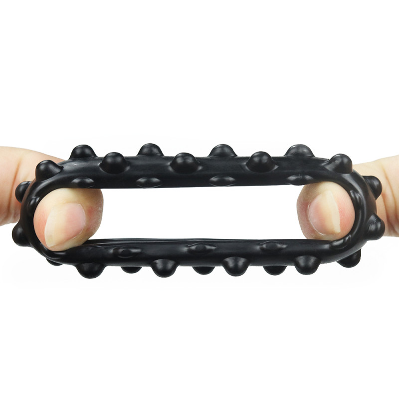 Ерекційне кільце LoveToy Power Plus Cockring 2 Чорне