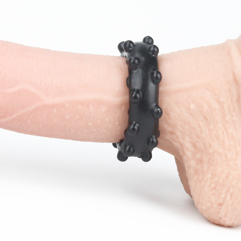Ерекційне кільце LoveToy Power Plus Cockring 2 Чорне