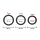 Набір ерекційних кілець Erospace Men’s Play Set Of 3 Cock Rings B9