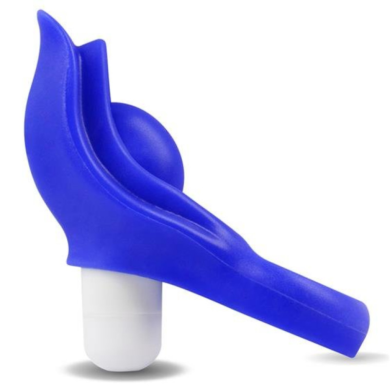 Эрекционное кольцо LoveToy Power Clit Cockring Stamina Blue