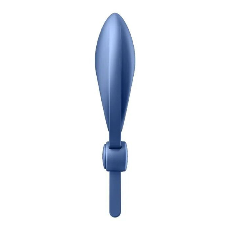 Эрекционное виброкольцо ласо с регулировкой размера Satisfyer Sniper Blue