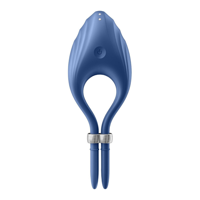 Эрекционное виброкольцо-лассо Satisfyer Duelist Blue, 10 режимов, мощный мотор