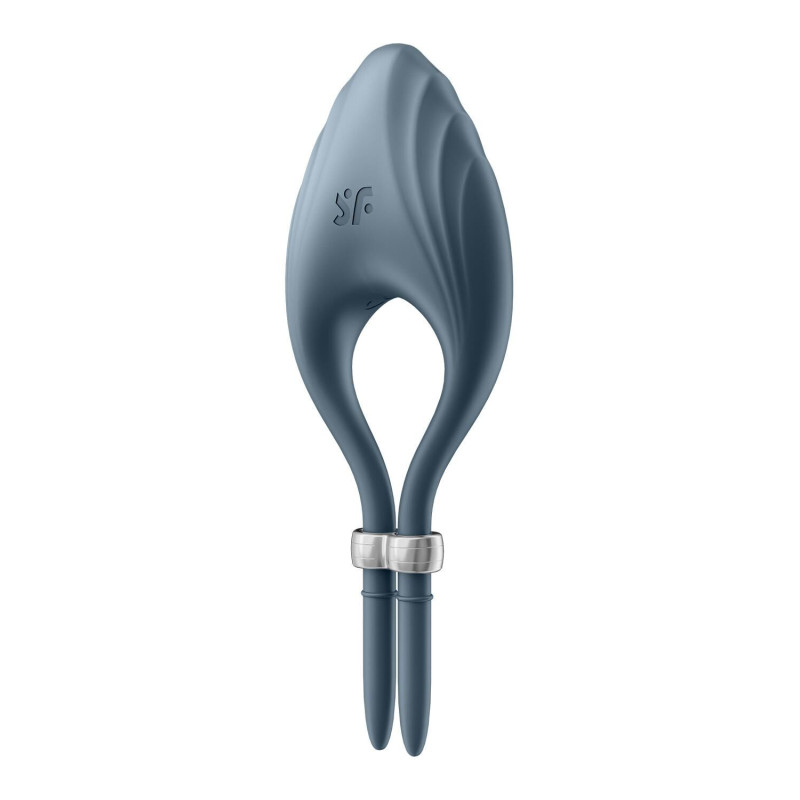 Эрекционное виброкольцо-лассо Satisfyer Duelist Dark Blue, 10 режимов, мощный мотор