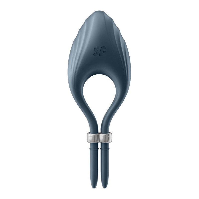 Эрекционное виброкольцо-лассо Satisfyer Duelist Dark Blue, 10 режимов, мощный мотор