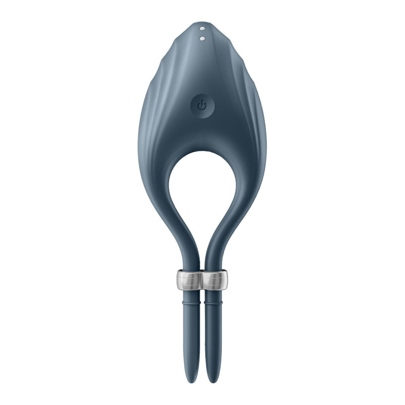 Эрекционное виброкольцо-лассо Satisfyer Duelist Dark Blue, 10 режимов, мощный мотор