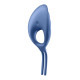 Эрекционное виброкольцо-лассо Satisfyer Swordsman Blue, крепкая фиксация, 10 режимов, мощный мотор