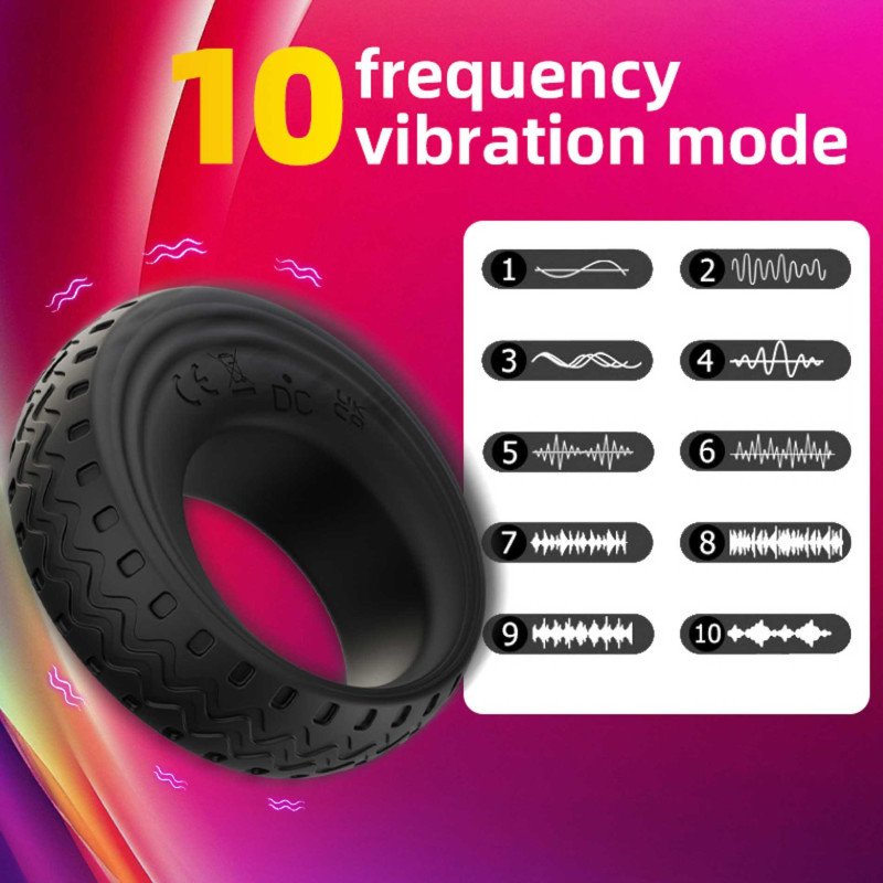 Віброкільце B - Series Cute App-Controlled Vibrating Cock Ring