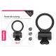 Эрекционное кольцо LoveToy Power Clit Cockring Черное