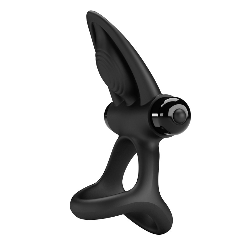 Эрекционное кольцо Pretty Love Vibration Cock Ring Black