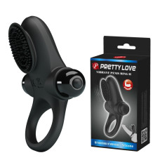 Ерекційне кільце Pretty Love Vibrant Penis Ring II Black