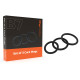 Ерекційні кільця Erospace Men’s Play Set Of 3 Cock Rings B7