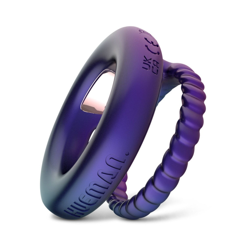Эрекционное виброкольцо Hueman - Jupiter Vibrating Cock and Ball Ring