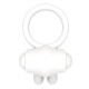 Эрекционное кольцо LoveToy Power Clit Cockring Белое