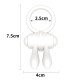 Эрекционное кольцо LoveToy Power Clit Cockring Белое