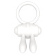 Эрекционное кольцо LoveToy Power Clit Cockring Белое