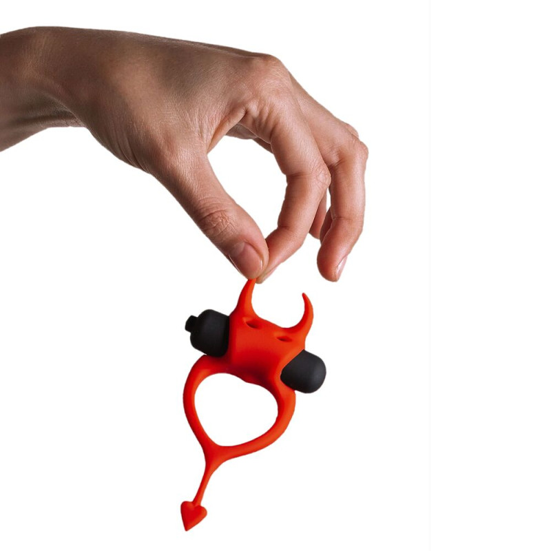 Эрекционное кольцо с вибрацией Adrien Lastic Devol Cockring