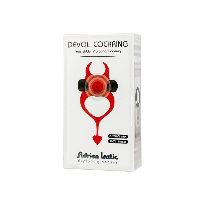 Эрекционное кольцо с вибрацией Adrien Lastic Devol Cockring