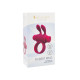 Эрекционное виброкольцо S Pleasures Premium Rabbit Ring, розовое, со съемной вибропулей и ушками