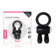 Эрекционное кольцо LoveToy Power Clit Cockring Черное