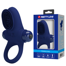 Эрекционное кольцо Pretty Love Vibrant Penis Ring II Blue