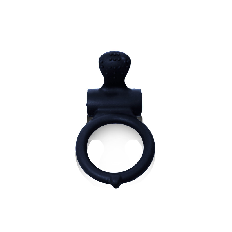 Эрекционное кольцо Marc Dorcel Power Clit Black V2 с вибрацией Черное