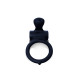 Эрекционное кольцо Marc Dorcel Power Clit Black V2 с вибрацией Черное