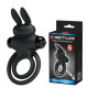 Эрекционное кольцо Pretty Love Vibrant Penis Ring III Black