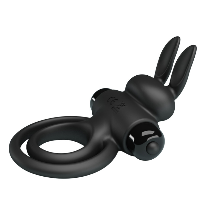 Эрекционное кольцо Pretty Love Vibrant Penis Ring III Black