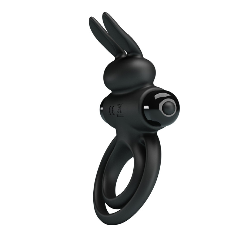 Эрекционное кольцо Pretty Love Vibrant Penis Ring III Black