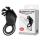 Эрекционное кольцо Pretty Love Vibrant Penis Ring Ruben Black