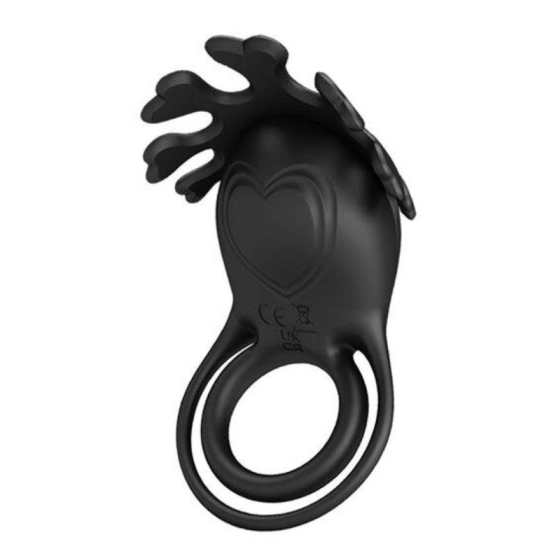 Эрекционное кольцо Pretty Love Vibrant Penis Ring Ruben Black