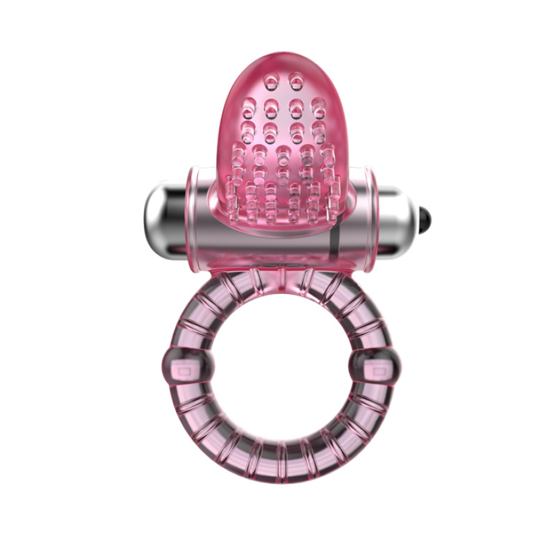 Кільце ерекційне LyBaile Cook Ring 10 Functions vibe Рожеве