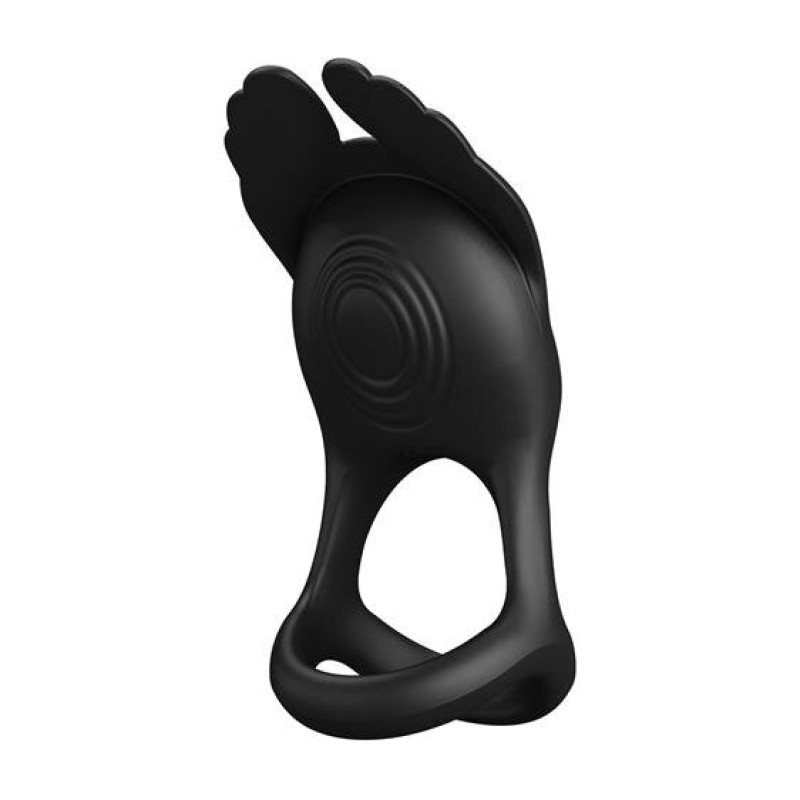 Ерекційне кільце Pretty Love Silas Vibrant Penis Ring Black