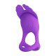 Эрекционное кольцо Pretty Love Silas Vibrant Penis Ring Purple