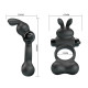 Эрекционное кольцо Pretty Love Vibrant Penis Ring Yusuf Black