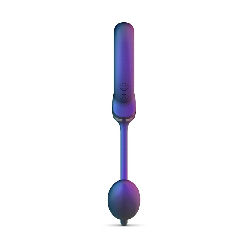 Эрекционное виброкольцо с виброяйцом Hueman - Eclipse Anal Vibrator