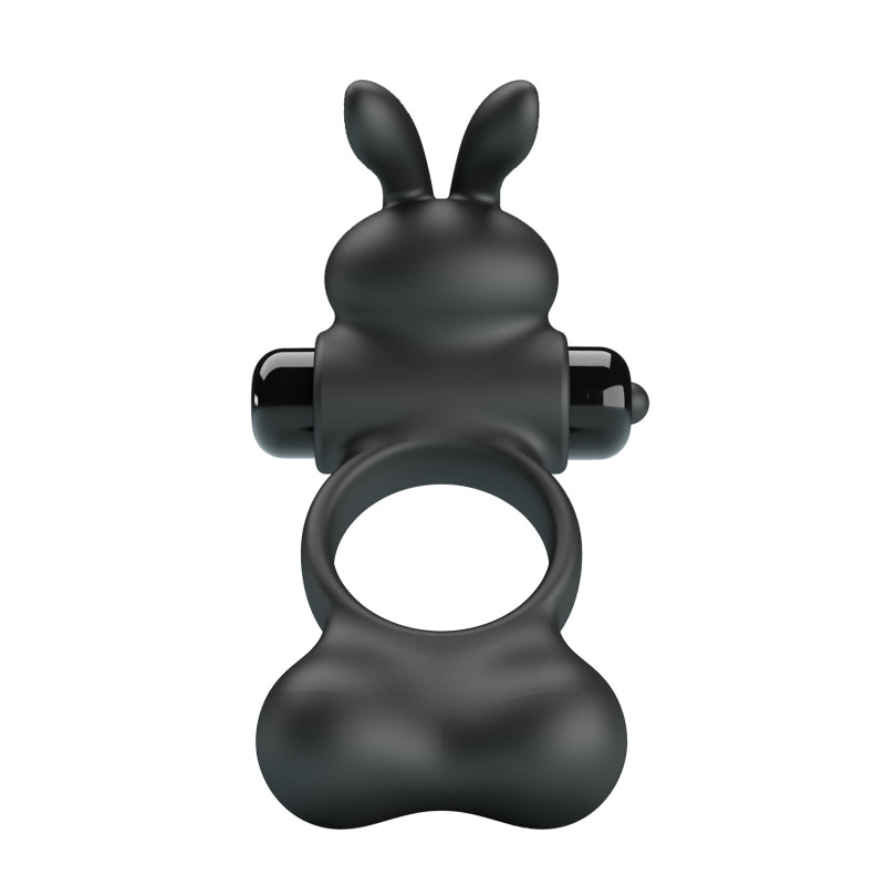 Эрекционное кольцо Pretty Love Vibrant Penis Ring Yusuf Black