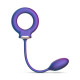 Эрекционное виброкольцо с виброяйцом Hueman - Eclipse Anal Vibrator