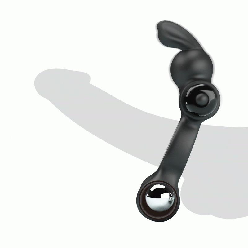 Эрекционное кольцо Pretty Love Vibrant Penis Ring Yusuf Black