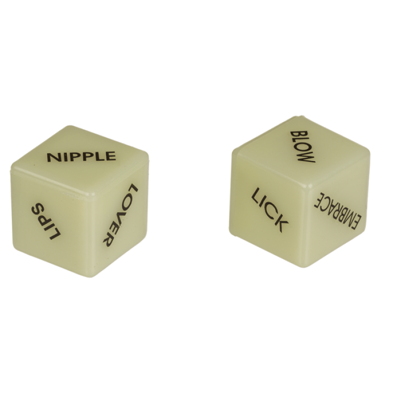 Неоновые кубики OOOTB Love Dice Glow In The Dark, 2 шт.