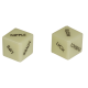 Неоновые кубики OOOTB Love Dice Glow In The Dark, 2 шт.